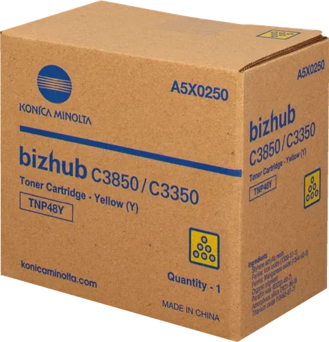 Konica Minolta TNP48Y Jaune Toner — Consommables informatiques