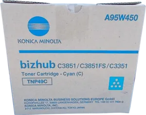 Konica Minolta TNP49C Cyan Toner — Consommables informatiques