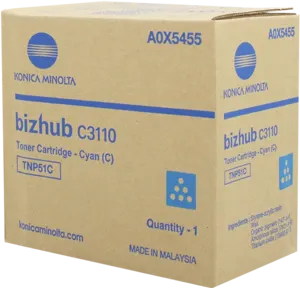 Konica Minolta TNP51C Cyan Toner — Consommables informatiques