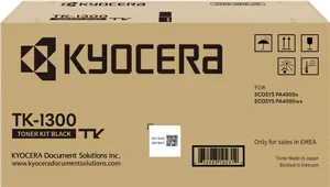 Kyocera TK-1300 Noir(e) Toner — Consommables informatiques