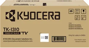 Kyocera TK-1310 Noir(e) Toner — Consommables informatiques