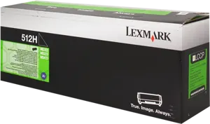 Lexmark 512H Noir(e) Toner — Consommables informatiques
