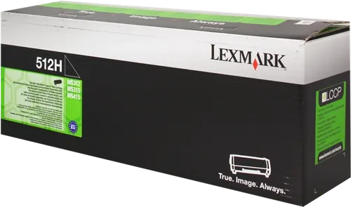Lexmark 512H Noir(e) Toner — Consommables informatiques