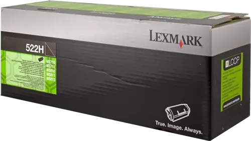 Lexmark 522H Noir(e) Toner — Consommables informatiques