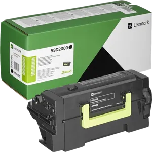 Lexmark 58D2000 Noir(e) Toner — Consommables informatiques