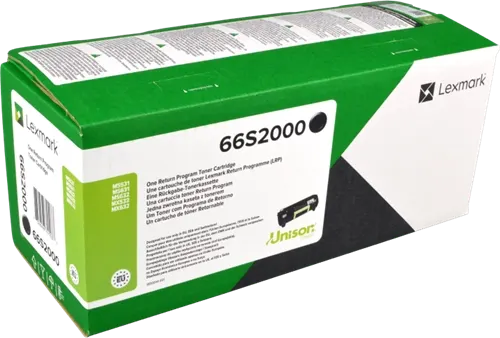 Lexmark 66S2000 Noir(e) Toner — Consommables informatiques