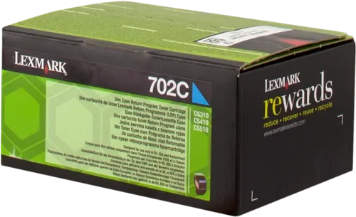 Lexmark 702C Cyan Toner — Consommables informatiques