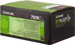 Lexmark 702K Noir(e) Toner — Consommables informatiques