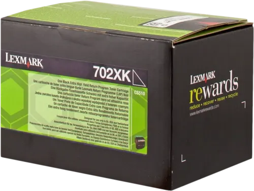 Lexmark 702XK Noir(e) Toner — Consommables informatiques
