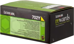 Lexmark 702Y Jaune Toner — Consommables informatiques