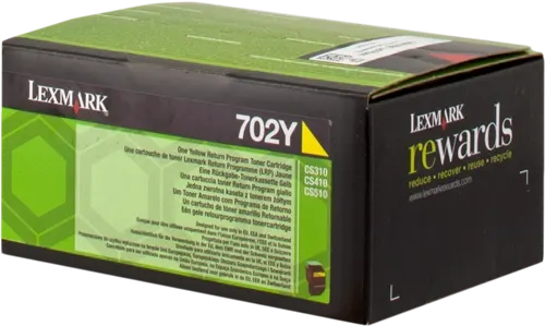 Lexmark 702Y Jaune Toner — Consommables informatiques