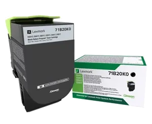 Lexmark 71B20K0 Noir(e) Toner — Consommables informatiques
