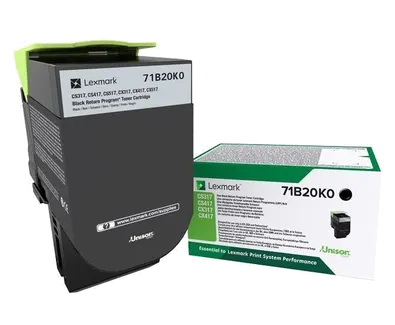 Lexmark 71B20K0 Noir(e) Toner — Consommables informatiques
