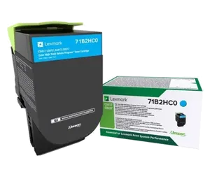 Lexmark 71B2HC0 Cyan Toner — Consommables informatiques