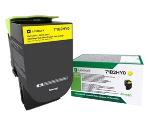 Lexmark 71B2HY0 Jaune Toner — Consommables informatiques