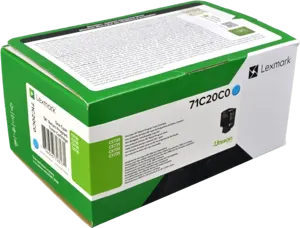 Lexmark 71C20C0 Cyan Toner — Consommables informatiques