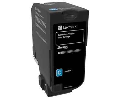 Lexmark 74C20C0 Cyan Toner — Consommables informatiques