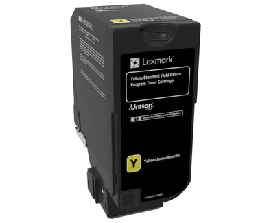 Lexmark 74C2SY0 Jaune Toner — Consommables informatiques