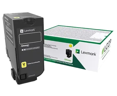 Lexmark 75B20Y0 Jaune Toner — Consommables informatiques