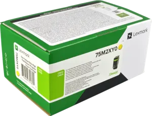 Lexmark 75M2XY0 Jaune Toner — Consommables informatiques