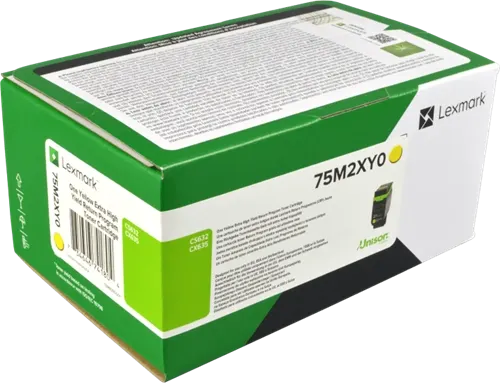 Lexmark 75M2XY0 Jaune Toner — Consommables informatiques