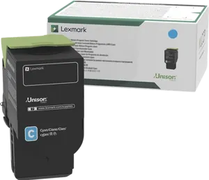 Lexmark 78C2XC0 Cyan Toner — Consommables informatiques