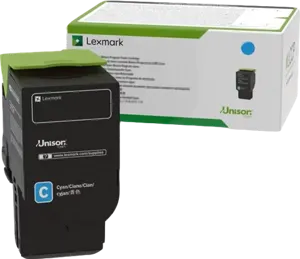 Lexmark 78C2XCE Cyan Toner — Consommables informatiques