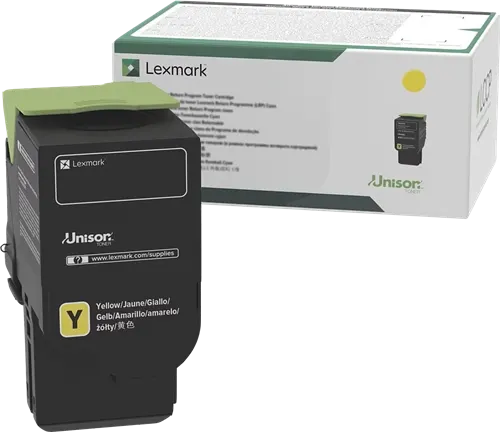 Lexmark 78C2XY0 Jaune Toner — Consommables informatiques