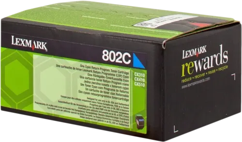 Lexmark 802C Cyan Toner — Consommables informatiques