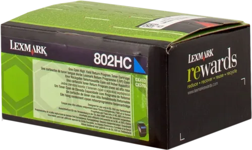 Lexmark 802HC Cyan Toner — Consommables informatiques