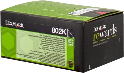 Lexmark 802K Noir(e) Toner — Consommables informatiques
