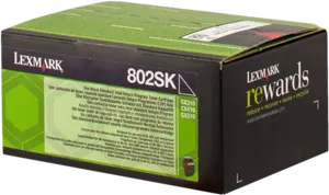 Lexmark 802SK Noir(e) Toner — Consommables informatiques