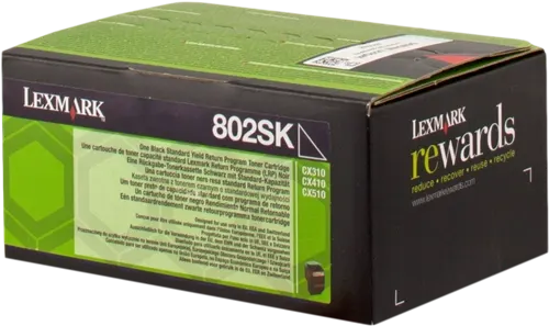 Lexmark 802SK Noir(e) Toner — Consommables informatiques