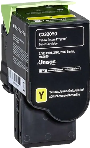 Lexmark C2320Y0 Jaune Toner — Consommables informatiques