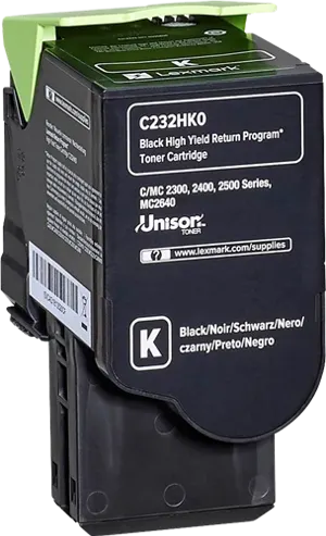 Lexmark C232HK0 Noir(e) Toner — Consommables informatiques