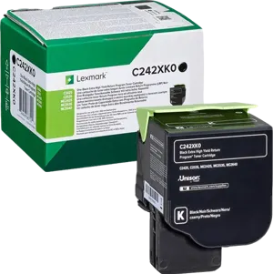 Lexmark C242XK0 Noir(e) Toner — Consommables informatiques