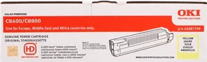 OKI 43487709 Jaune Toner — Consommables informatiques