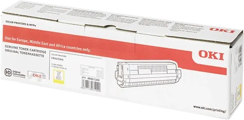 OKI 46861305 Jaune Toner — Consommables informatiques