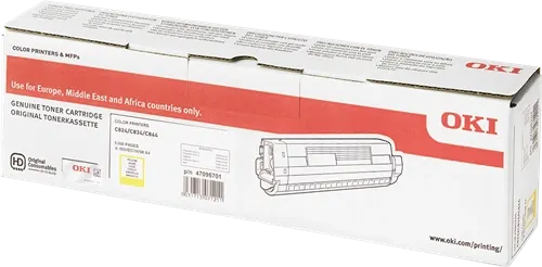 OKI 47095701 Jaune Toner — Consommables informatiques