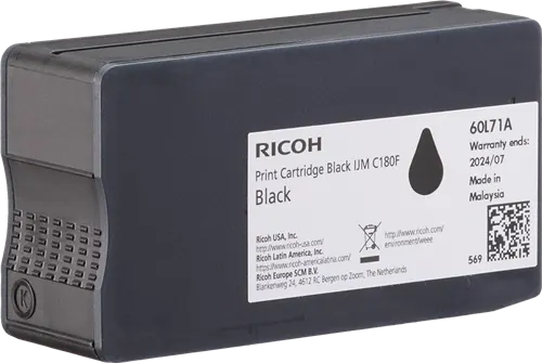 Ricoh IJM C180F Noir(e) Cartouche d'encre 408517 — Consommables informatiques
