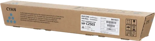 Ricoh MP C2503c Cyan Toner — Consommables informatiques