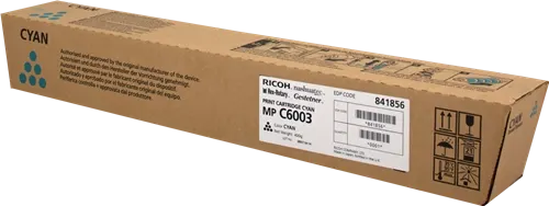 Ricoh MP C6003C Cyan Toner — Consommables informatiques