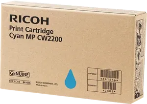 Ricoh MP CW2200C Cyan Cartouche d'encre 841636 — Consommables informatiques