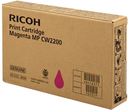 Ricoh MP CW2200M Magenta Cartouche d'encre 841637 — Consommables informatiques