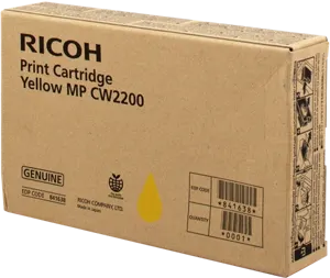 Ricoh MP CW2200Y Jaune Cartouche d'encre 841638 — Consommables informatiques