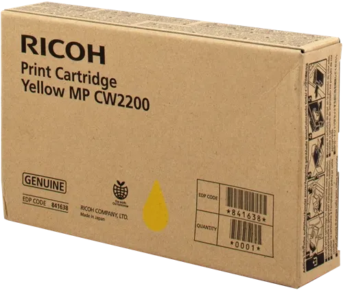 Ricoh MP CW2200Y Jaune Cartouche d'encre 841638 — Consommables informatiques