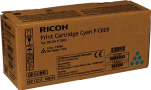 Ricoh P C600C Cyan Toner — Consommables informatiques