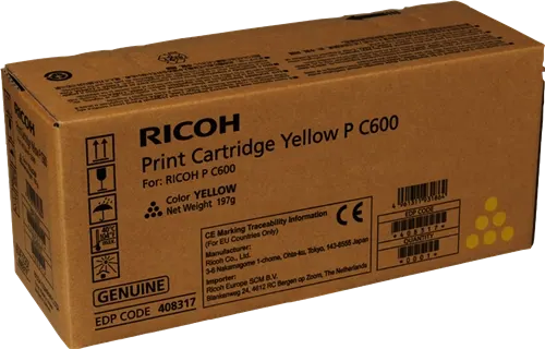 Ricoh P C600Y Jaune Toner — Consommables informatiques