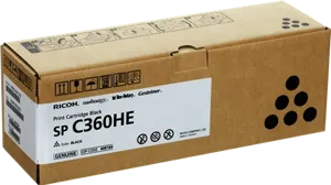 Ricoh SP C360HEBK Noir(e) Toner — Consommables informatiques