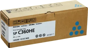 Ricoh SP C360HEC Cyan Toner — Consommables informatiques